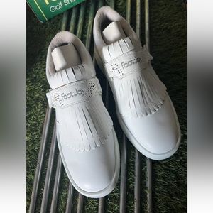 Footjoy SoftjoyII Womens Golf Shoes With Kelties And Hard Spikes New Size 8M